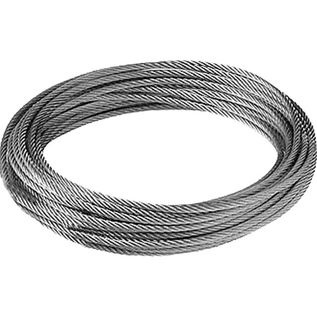 CABLE ACERO GALVANIZADO 6 X 7 + 1  2 MM. 10 M