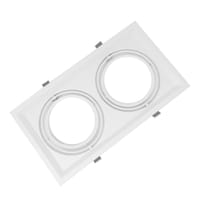 MARCO DE AR111 2 AGUJEROS BLANCO - 1