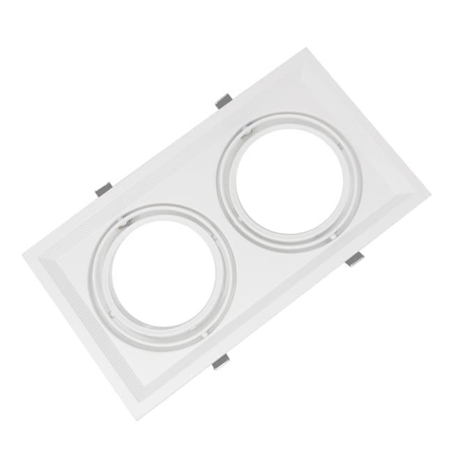 MARCO DE AR111 2 AGUJEROS BLANCO - 1