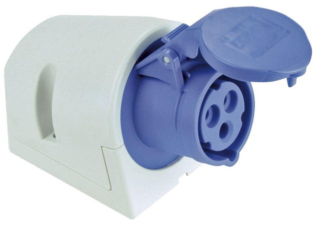 BASE MURAL INDUSTRIAL 2P+T 32A 230V IP44