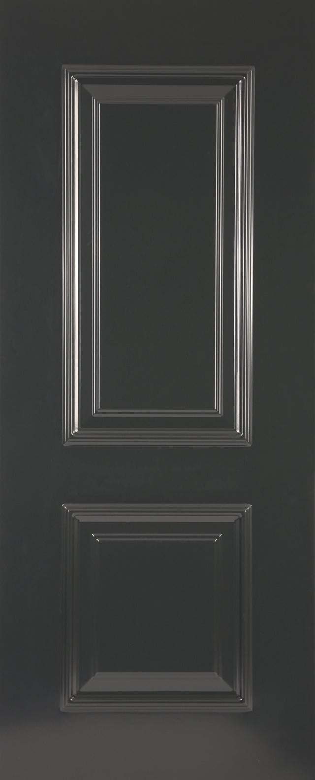 PANEL PUERTA ACORAZADA CARA EXTERIOR ALUMINIO GRIS 2 CUADROS
