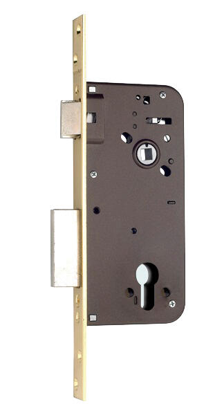CERRADURA EMBUTIR PARA PUERTA DE MADERA 40  MM. 800 LATONADO YALE