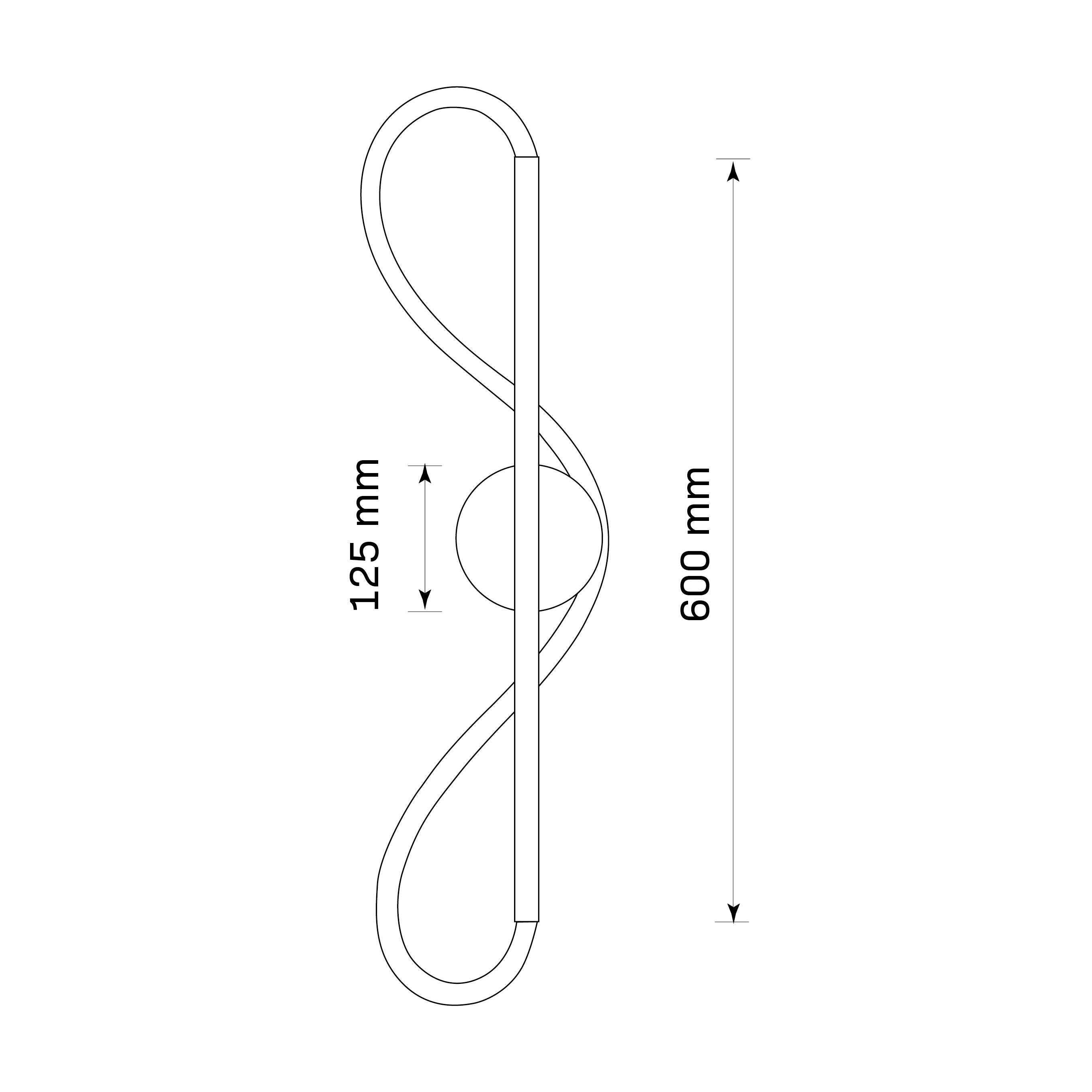 Kinkiet ze źródłem światła    lm  SANICO - 3