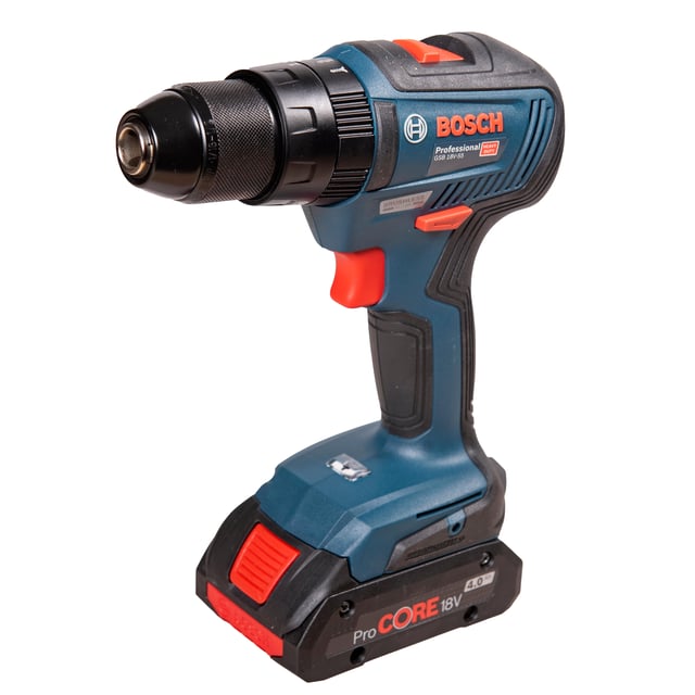 TALADRO PERCUTOR BATERÍA BOSCH GSB 18V-55 18V 4AH