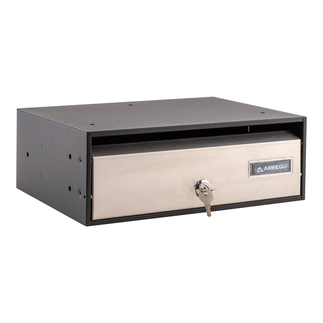BUZON COMUNIDAD HORIZONTAL NORA 345  MM. INOX ARREGUI