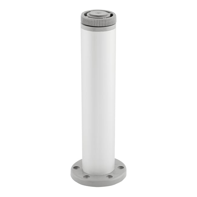 PATA MUEBLE ALUMINIO REDONDA 200MM 40MM CROMO MATE. 4UDS - 1