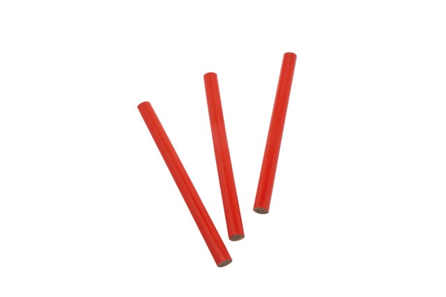 3 LAPICES CARPINTERO ROJOS