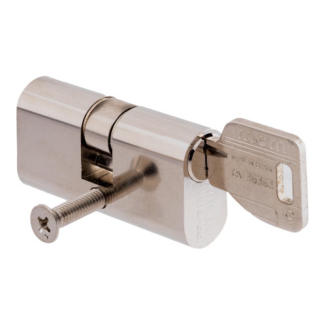 CILINDRO BOMBIN OVALADO 26.5 X 26.5 MM SERRETA NIQUEL