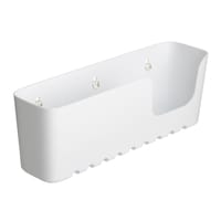 CESTILLO DE DUCHA RECTANGULAR 30 CM BLANCO - 1
