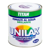 ESMALTE ACRILICO  BRILLANTE MULTIADHERENTE  UNILAK 750ML BLANCO - 1