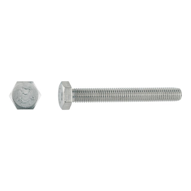 TORNILLOS MÉTRICOS HEXAGONALES PARA METAL CINCADOS 10X80MM. 50UDS
