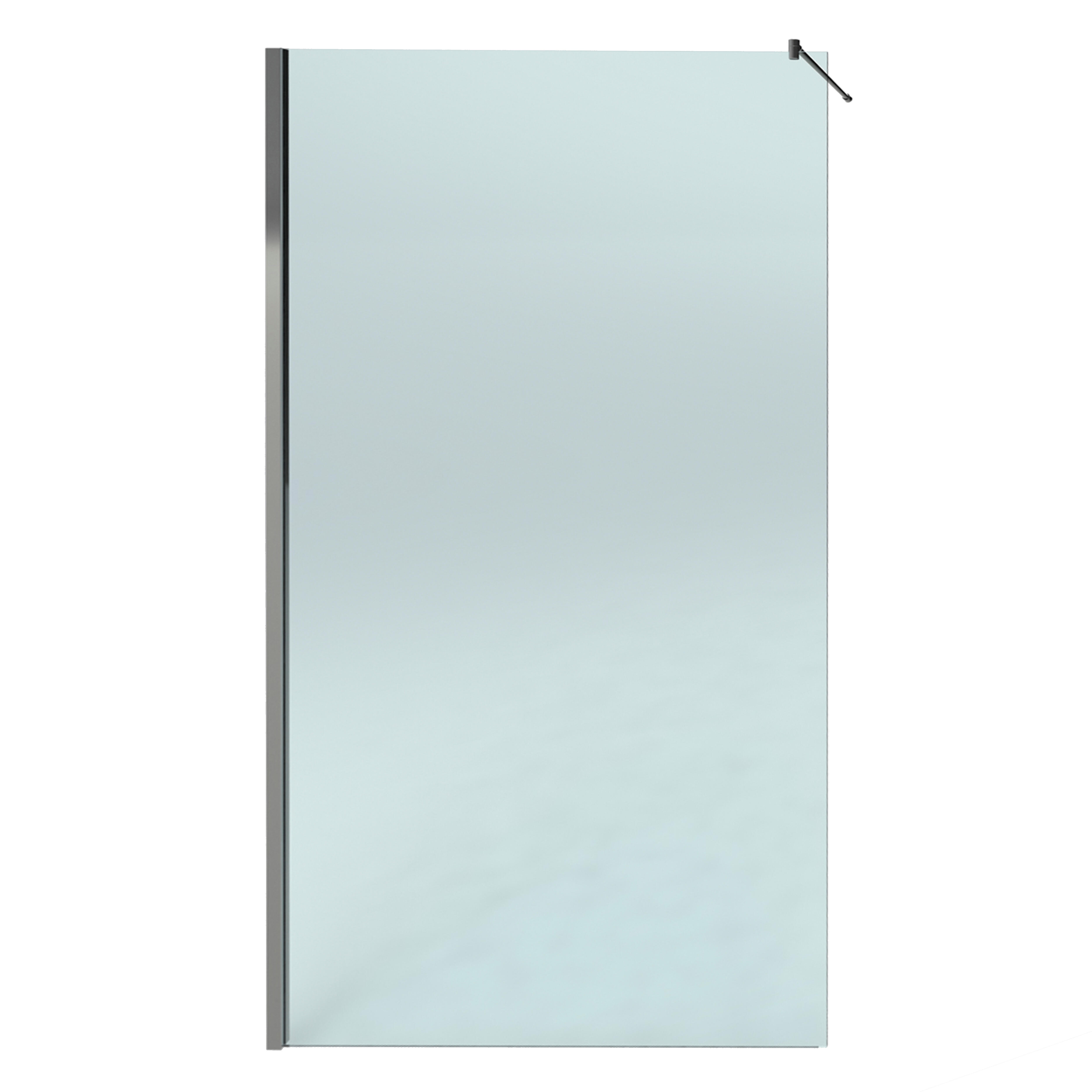 MAMPARA DE DUCHA FRONTAL FIJA DUSCHOLUX D0 PRO WALKIN 100X200CM CROMO - 2