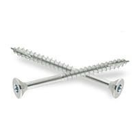TORNILLOS PARA MADERA CON CABEZA ARANDELA CINCADOS 6X100MM. 100UDS - 1