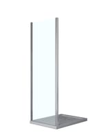 MAMPARA DE DUCHA LATERAL FIJO NAMDRIK 70CM CROMO - 2