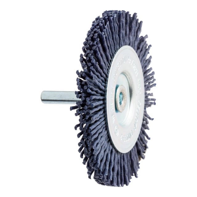 CEPILLO CIRCULAR NYLON PARA TALADRO 75MM BELLOTA