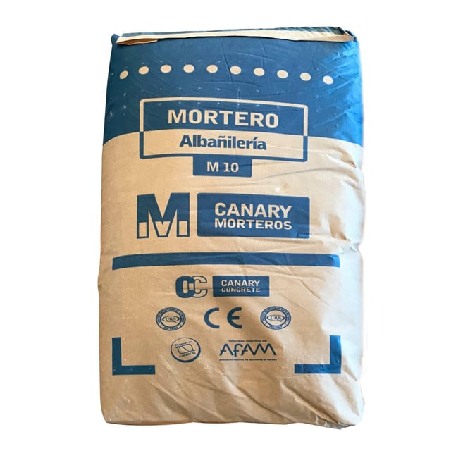 MORTERO SECO GRIS M-10 CANARY 25 KG