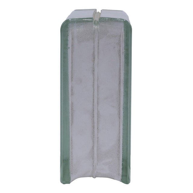 BLOQUE VIDRIO SATINADO 19X19X8CM