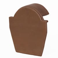 TAPÓN CUMBRERA TEJA CURVA MARRÓN ANTRACITA - 1