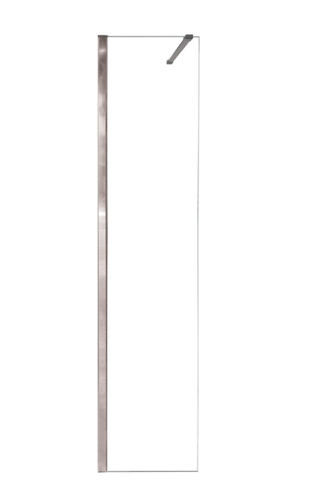 MAMPARA DE DUCHA FRONTAL FIJO CARIBE PRO 70CM CROMO