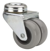 RUEDA 50MM GOMA. HASTA 80KG. LLANTA ACERO - 1
