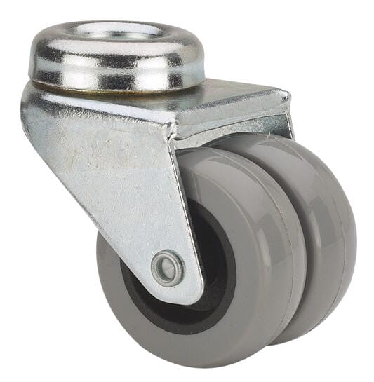 RUEDA 50MM GOMA. HASTA 80KG. LLANTA ACERO - 1