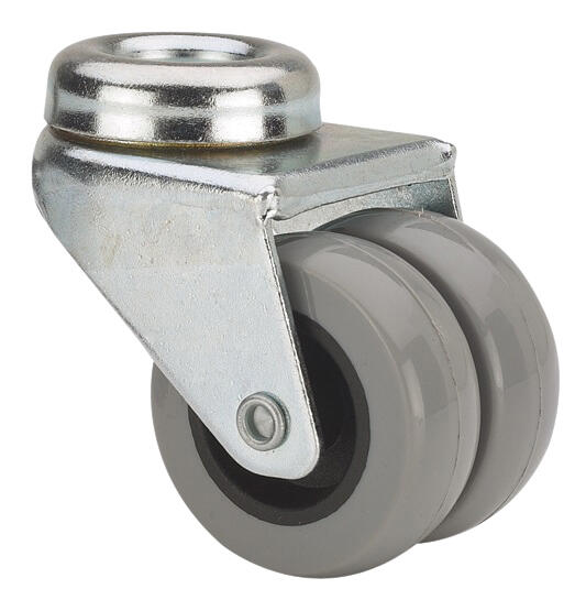 RUEDA 50MM GOMA. HASTA 80KG. LLANTA ACERO