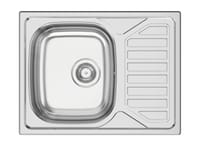 FREGADERO DE COCINA 1 SENO + ESCURRIDOR RODI CUADRADO MINI 65 X 50 X 16 CM - 1