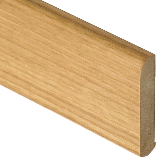 MOLDURA  DM RECHAPADA LISA ROBLE 2200 X 90 X 12 MM