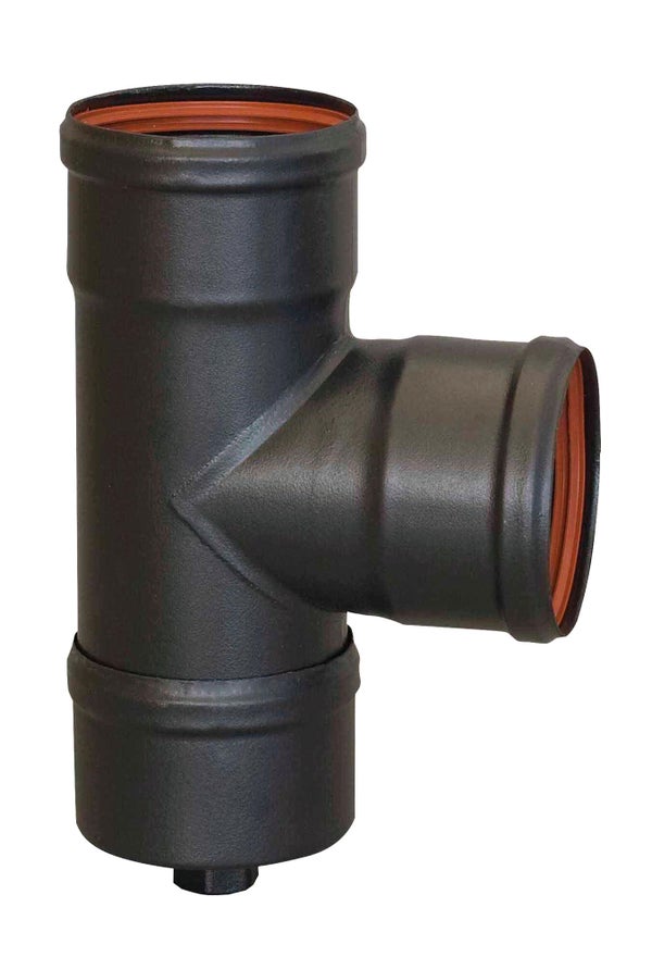 TE CON TAPÓN VITRIFICADO 80MM MACHO-HEMBRA-HEMBRA