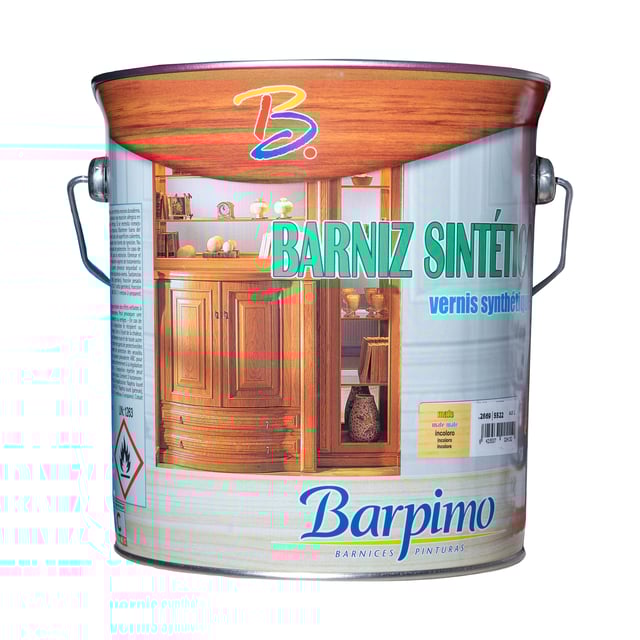BARNIZ SINTÉTICO MATE BARPIMO 4L INCOLORO