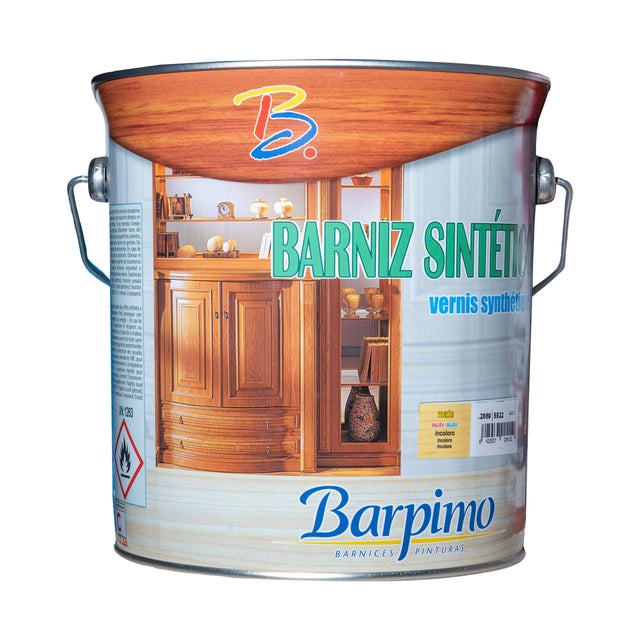 BARNIZ SINTÉTICO MATE BARPIMO 4L INCOLORO