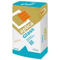 MORTERO ADHESIVO BLOQUES DE VIDRIO APLICA GLASS 25 KG BLANCO - 1