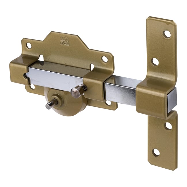 CERROJO PUERTA DE SEGURIDAD INTERIOR Y EXTERIOR PINTADO 5 LLAVES AMIG - 1