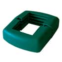 ABRAZADERA PARA POSTE RECTANGULAR 60X40 MM VERDE - 1