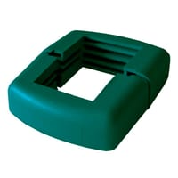 ABRAZADERA PARA POSTE RECTANGULAR 60X40 MM VERDE - 1