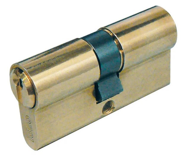 CILINDRO BOMBIN 30 X 30 MM SERRETA LEVA E5  F5 LATON ISEO