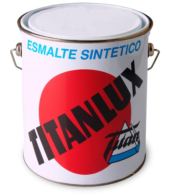 ESMALTE SINTÉTICO MATE TITANLUX 4L BLANCO - 1