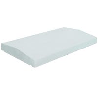 CUBREMUROS DOS AGUAS BLANCO 50X28X4,5 CM - 1