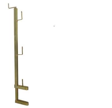 GUARDACUERPOS ACERO CON HUSILLO 40 MM DIÁMETRO 1 M