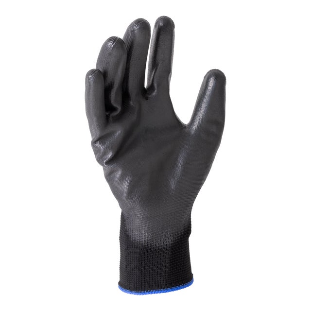 10 GUANTES POLYESTER / PU NEGRO T9 TOMAS BODERO 500NG2P
