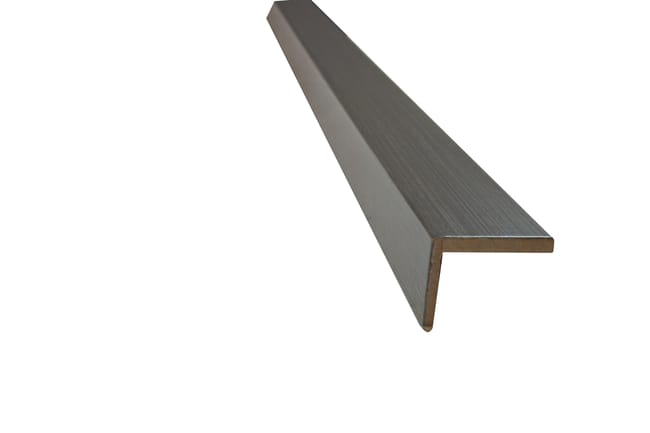 PAQUETE 5 MOLDURAS ALA 45 MM RECHAPADA GRIS HORIZONTAL - 1