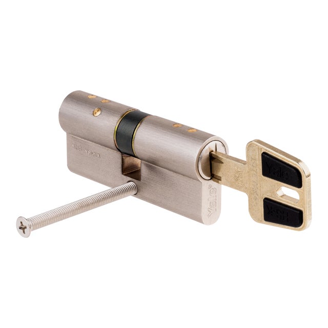 CILINDRO ALTA SEGURIDAD ANTIBUMPING 35 X 35  MM. PUNTOS NIQUEL HSK YALE