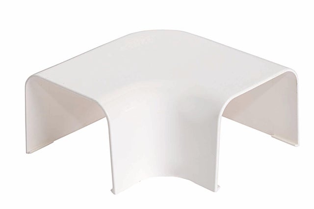 CURVA PLANA CANAL CLIMA 35X30MM BLANCO