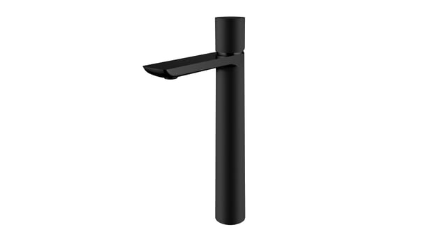 GRIFO DE LAVABO MONOMANDO CAÑO ALTO AILIK NEGRO