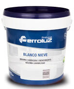 PINTURA PLASTICA BLANCA MATE 15L SOLVEX - 1