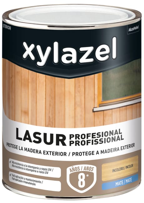 LASUR SINTÉTICO MATE XYLAZEL 750ML INCOLORO - 1