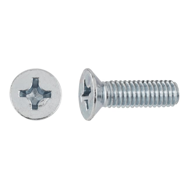 TORNILLOS MÉTRICOS PARA METAL CINCADOS 6X20MM. 200UDS - 1