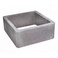 COLUMNA DE HORMIGÓN GRIS 50X50X20 CM - 1
