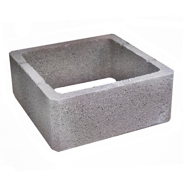 COLUMNA DE HORMIGÓN GRIS 50X50X20 CM