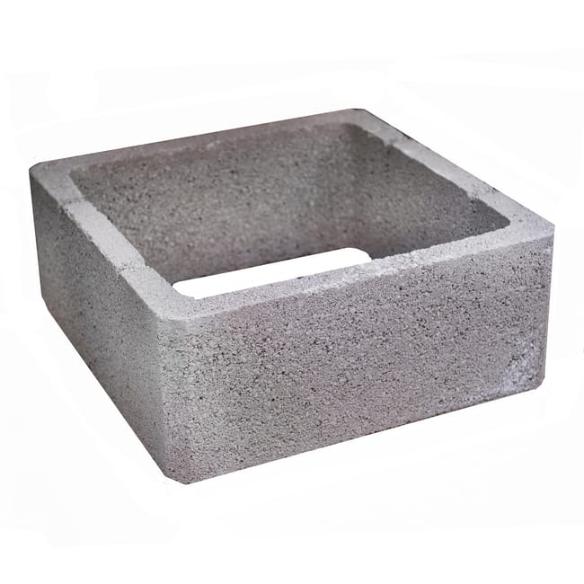 COLUMNA DE HORMIGÓN GRIS 50X50X20 CM - 1